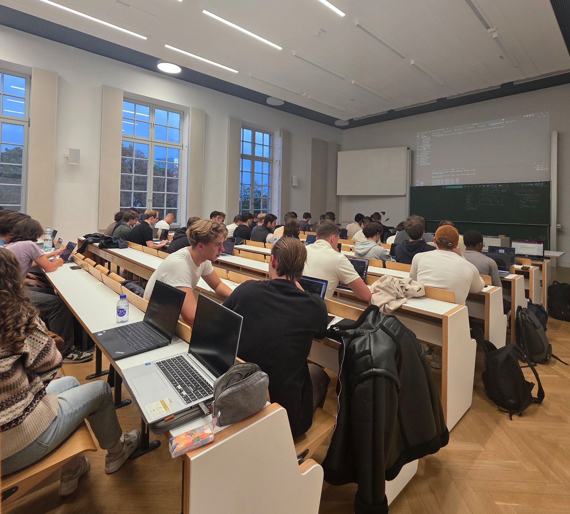 Members during the HWS 25 Python basics learning session